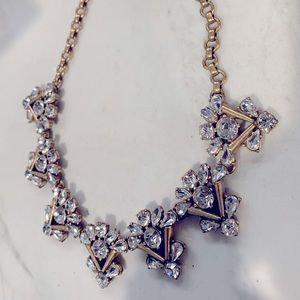 JCREW silver statement necklace